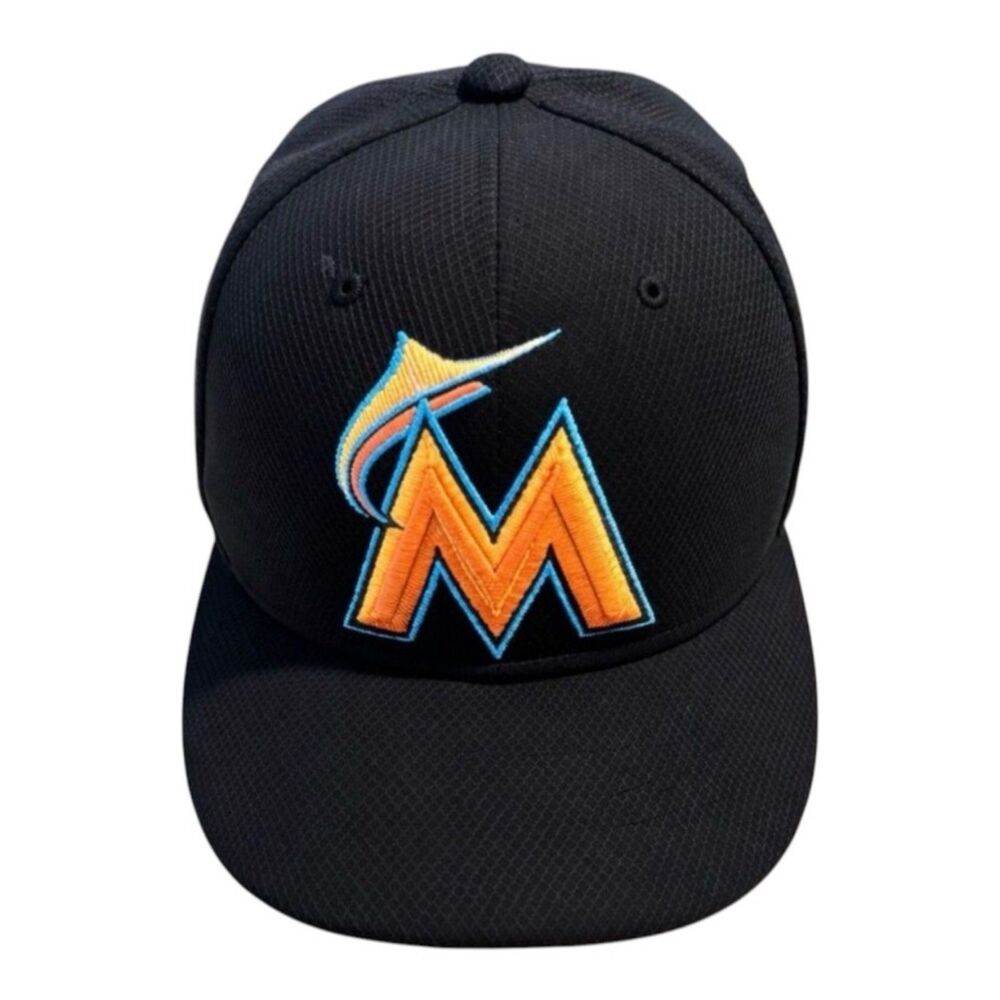 New Era 59Fifty Miami Marlins On-Field Authentic MLB Players Hat Size 6 5/8